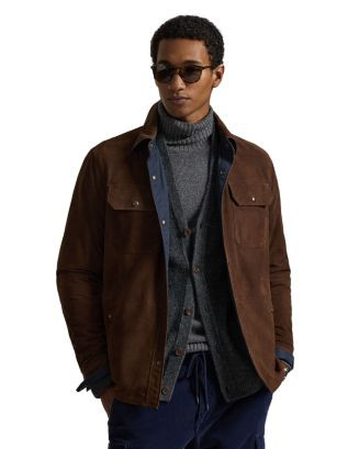 Polo Ralph Lauren Reversible Suede Taffeta Shirt Jacket | Bloomingdale's Men | Bloomingdale's (AU)