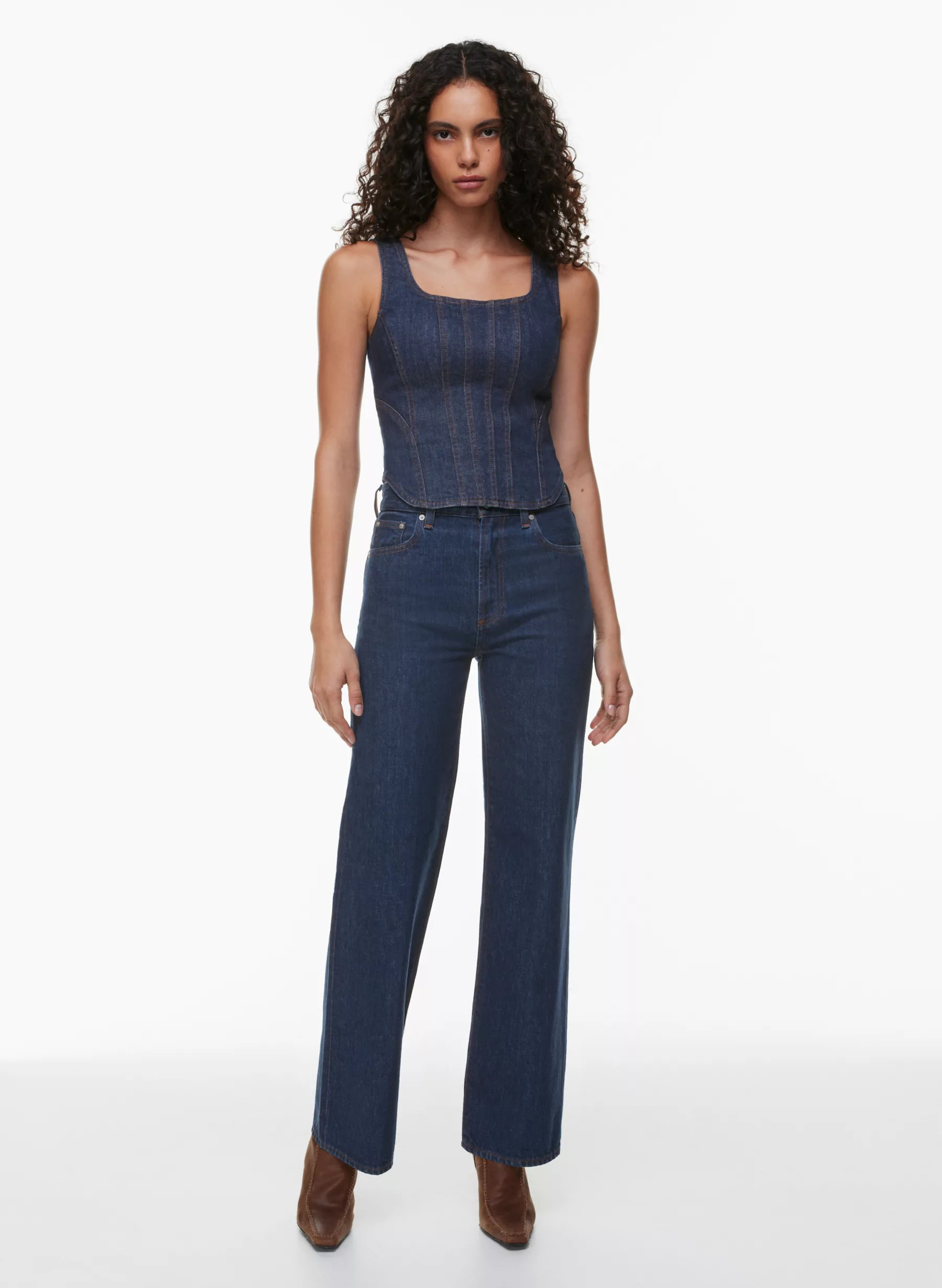 THE FARRAH HI-RISE WIDE JEAN | Aritzia