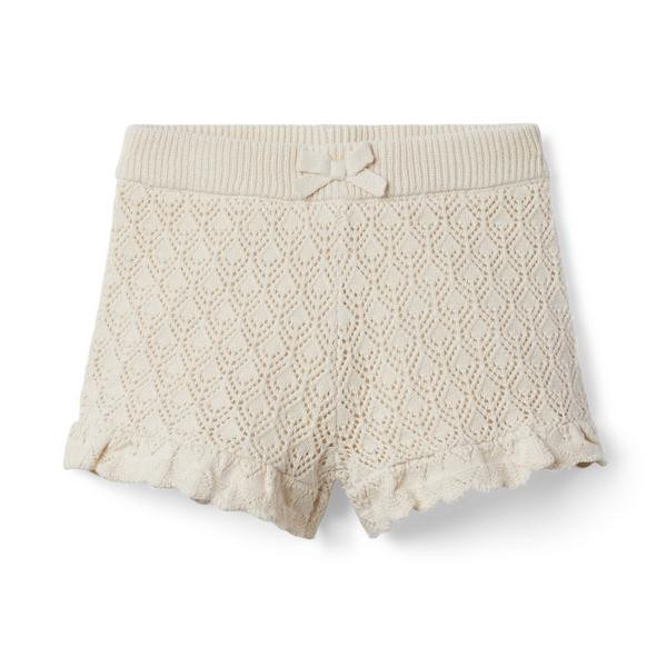 Crochet Scalloped Hem Short | Janie and Jack