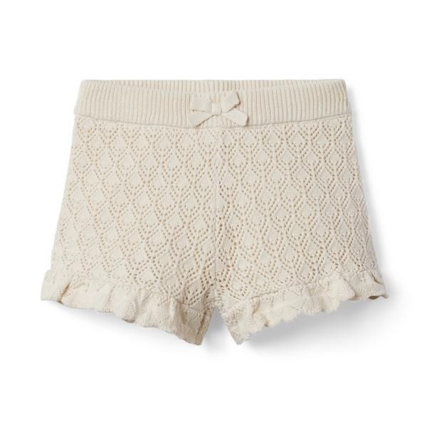 Crochet Scalloped Hem Short | Janie and Jack