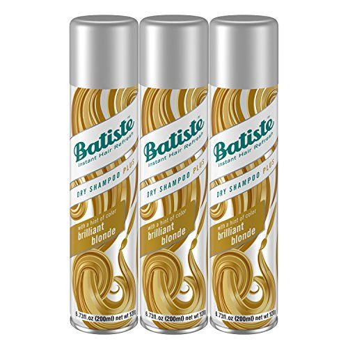 Batiste Dry Shampoo, Brilliant Blonde, 6.73 Fl Oz, Pack of 3 | Amazon (US)