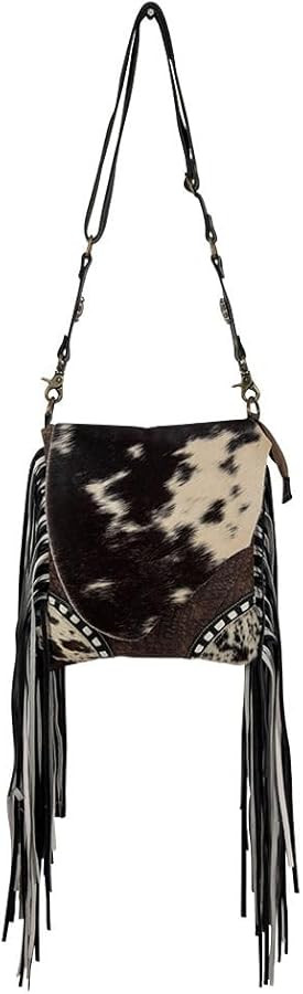 Myra Bag Corral Cowhide Purse - Western Purses for Women, Womens Purses with Hair-On Hide and Bla... | Amazon (US)