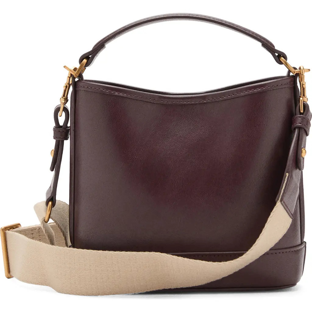 MANGO Small Bucket Bag in Burgundy at Nordstrom | Nordstrom