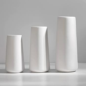 Ceramic Vases - Nordic Minimalism Style Decoration, Elegant Vase for Mantel, Table, Living Room D... | Amazon (US)