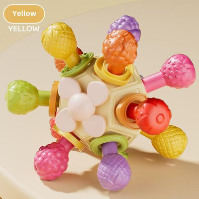 Maison Baby Sensory Teething Rattles Toys (Yellow) | Target