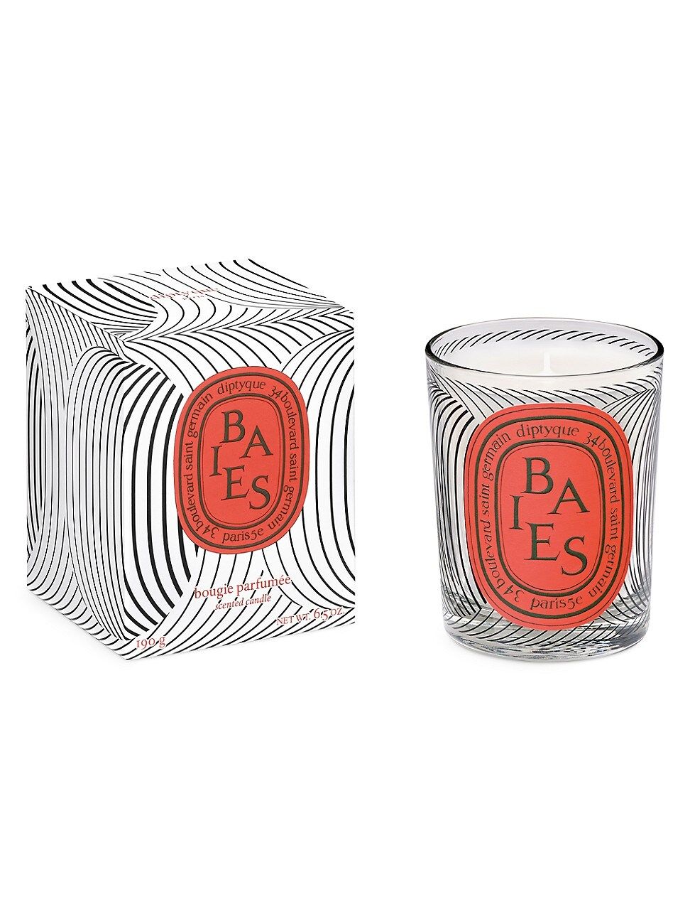 Diptyque Bougie Baies Dancing Ovals Candle | Saks Fifth Avenue