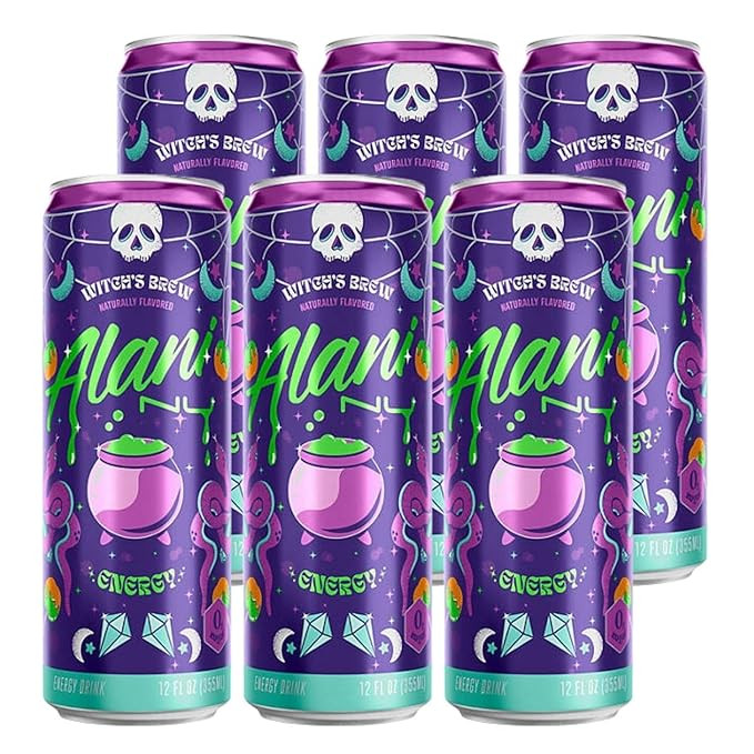Alani Nuu Witches Brew Pack of 6, 12fl oz, 4k Logistics Bundle | Amazon (US)