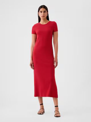 Modern Rib Maxi T-Shirt Dress | Gap (US)