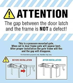 Regalo Easy Step 38.5-Inch Wide Walk Thru Baby Gate, Includes 6-Inch Extension Kit, Pressure Moun... | Amazon (US)