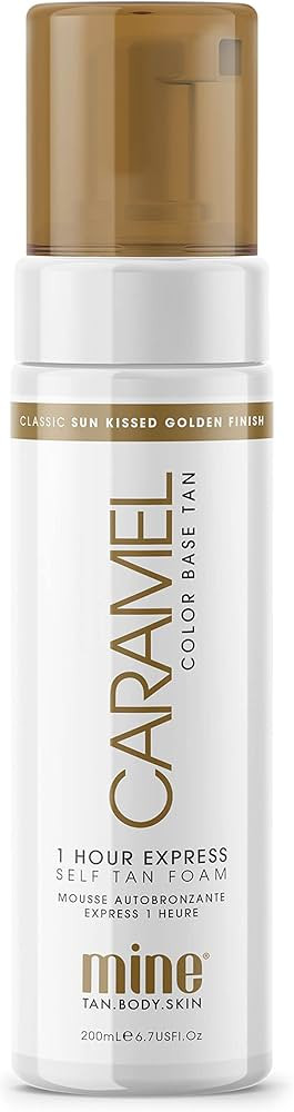 MineTan Caramel Self Tanner Mousse - Achieve a Streak-Free, Even & Sun Kissed Golden Skin Finish,... | Amazon (US)