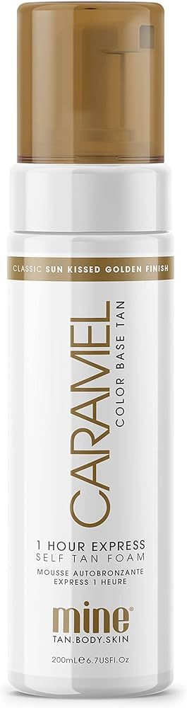 MineTan Caramel Self Tanner Mousse - Achieve a Streak-Free, Even & Sun Kissed Golden Skin Finish,... | Amazon (US)