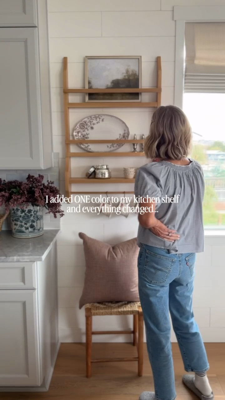 I added one color to my beloved kitchen shelf, and it changed the whole feel of my kitchen! You guys know I’m a yellow girl, and when I came across these plates I knew I needed to incorporate them in our kitchen. They were the inspiration behind this spring styling, and I love how it turned out! 

#LTKHome