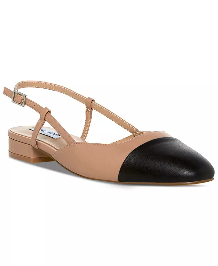 Women's Belinda Cap-Toe Slingback Flats | Macys (US)