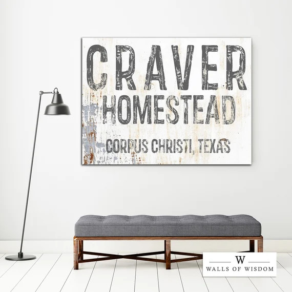 Family Name Sign Gift for Her Last Name Est Sign Farmhouse | Etsy | Etsy (US)