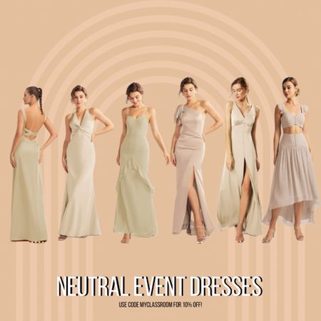 Have some important events this spring and need some trendy outfits? Check out these adorable neutral dresses that could be the perfect outfit for any occasion! Use code myclassroom for 10% off!!!

#LTKwedding #LTKparties #LTKstyletip