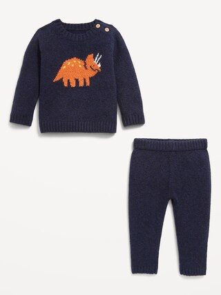 SoSoft Crew-Neck Graphic Sweater and Pants Set for Baby | Old Navy (US)