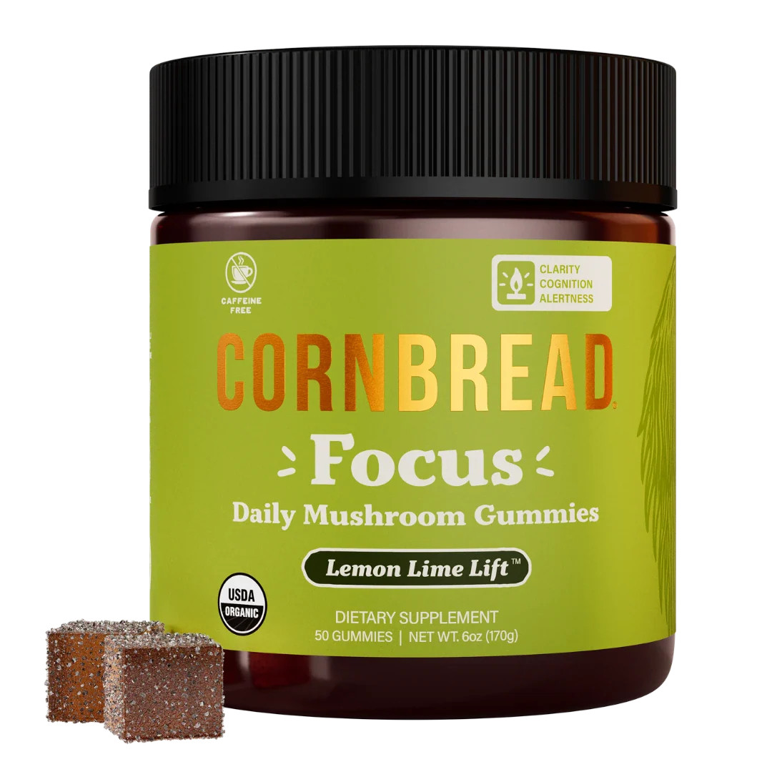 Mushroom Focus Gummies | Cornbread Hemp