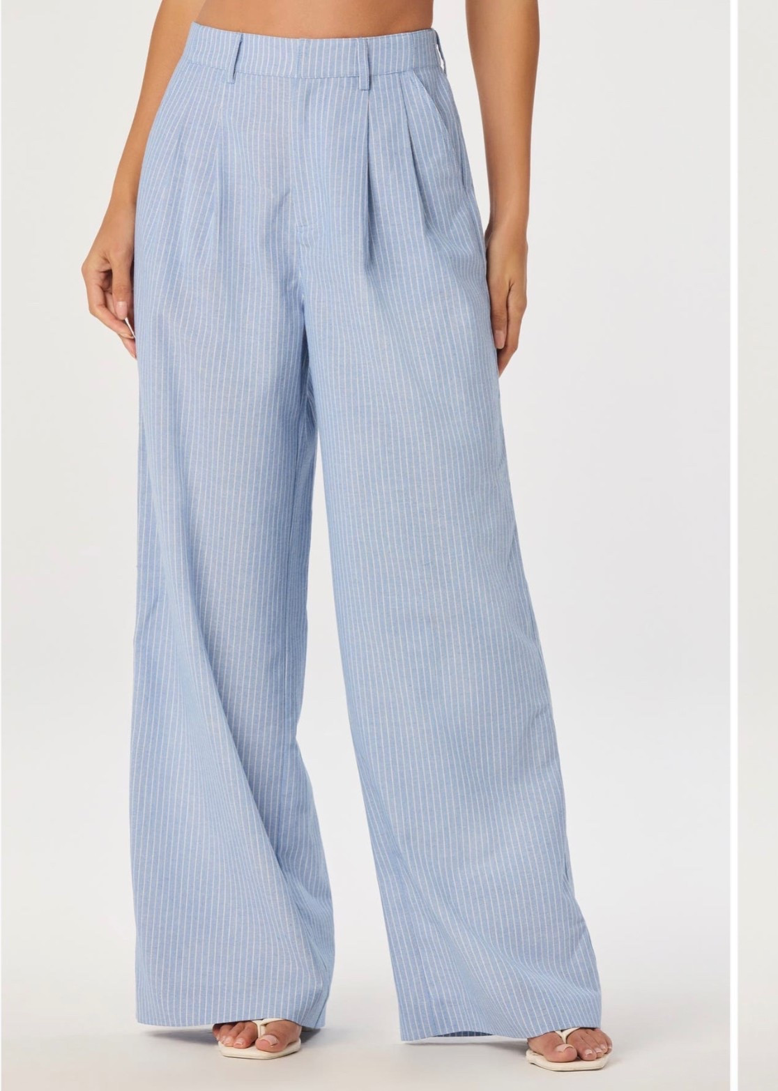 Baby blue linen pants! 