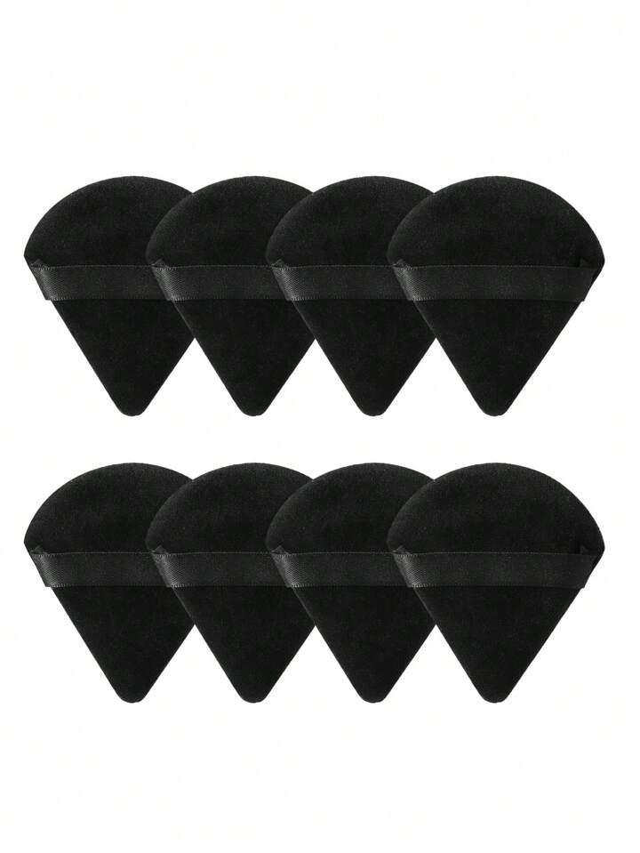 makeup puff,8PCS Makeup Puff Set Soft Triangle powder Mineral puff for face makeup Black Friday | SHEIN