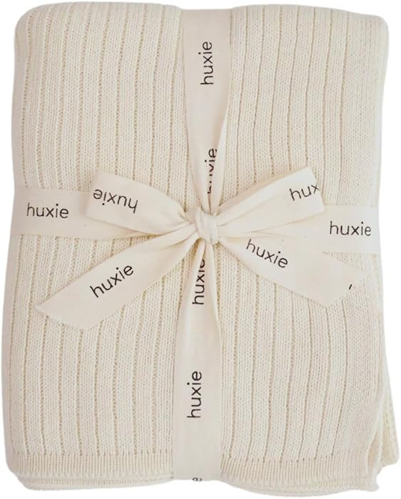 Knitted Organic Cotton Baby Blanket- Swaddle Blanket, 30" x 40" Soft Receiving Blanket for Newbor... | Amazon (US)
