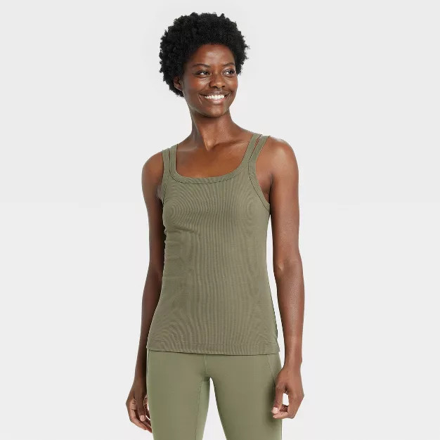 Women's Active Ribbed Tank Top - All in Motion™ | Target
