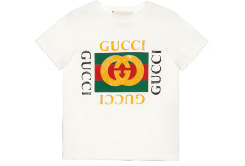Children's cotton T-shirt with Gucci logo | Gucci (US)