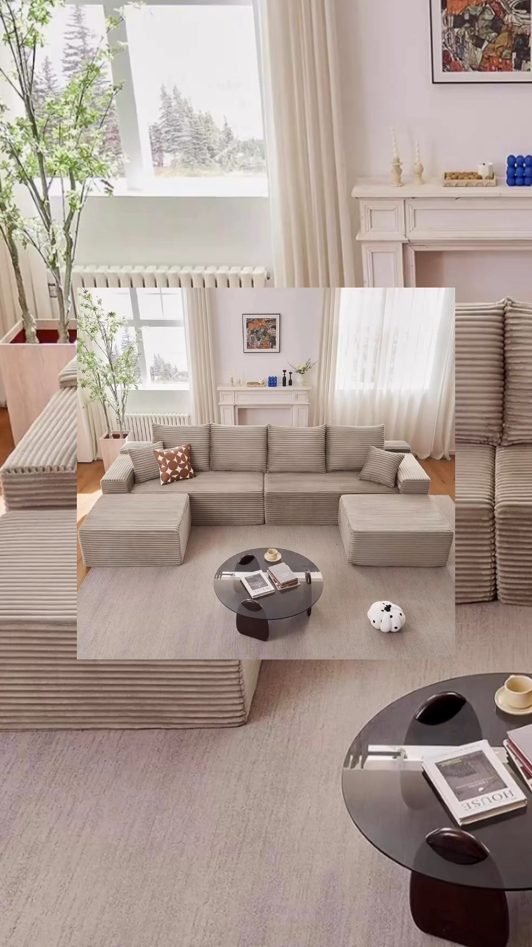 Cloud comfort, grounded in style ☁️✨

A 140” deep-seat cloud sectional built for living rooms that deserve both comfort and statement design. Big, modular, memory-foam soft, no assembly needed.

#LTKHome #LTKStyleTip #LTKSaleAlert