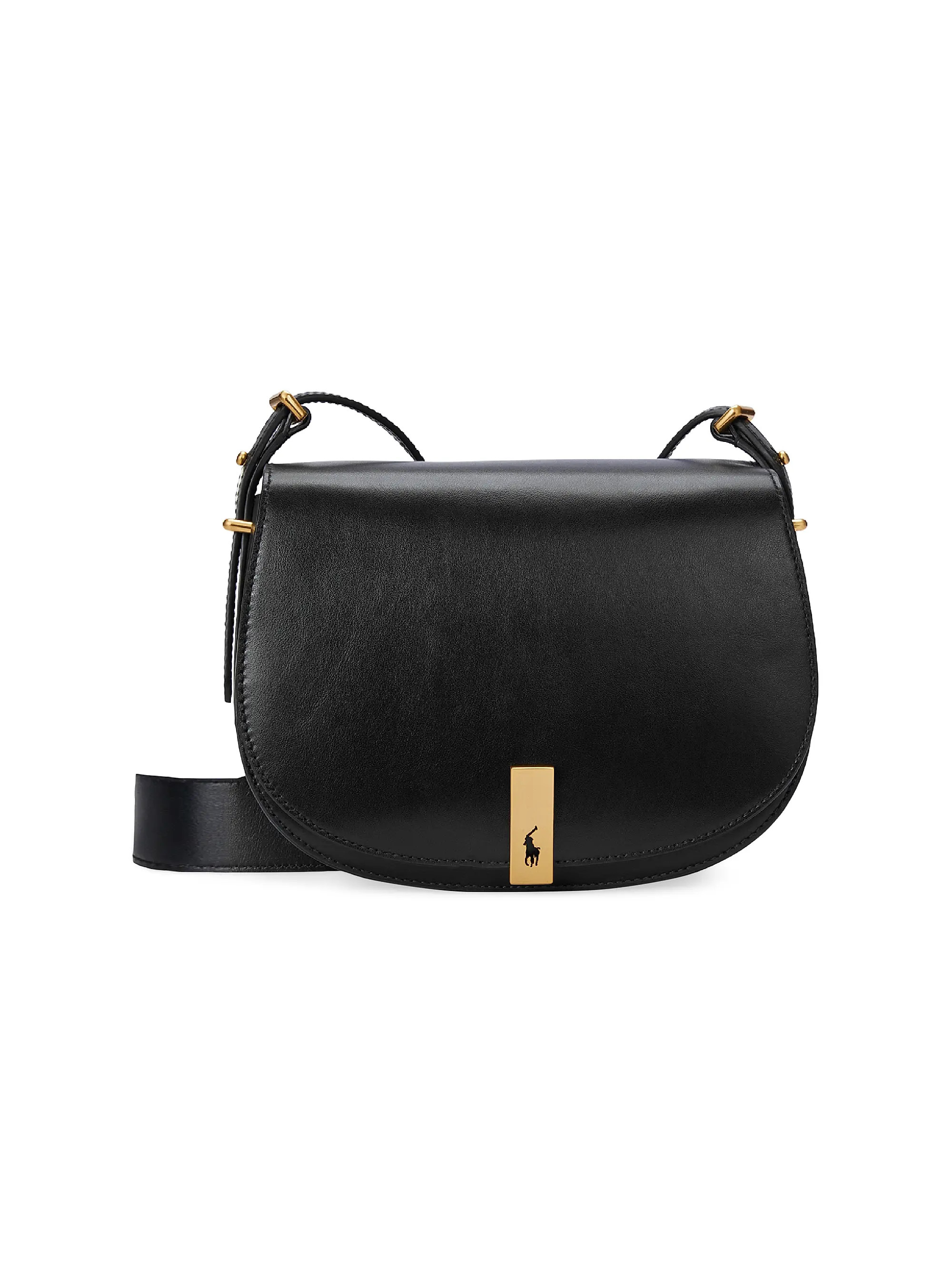Shop Polo Ralph Lauren Sport Leather Crossbody Bag | Saks Fifth Avenue | Saks Fifth Avenue