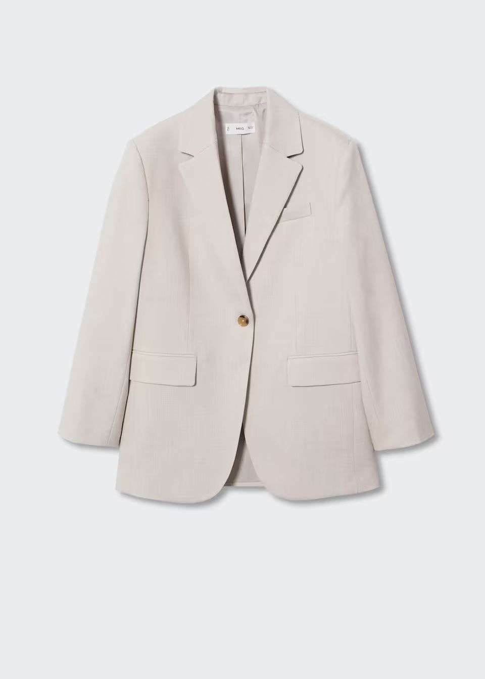 Patterned suit blazer | MANGO (US)