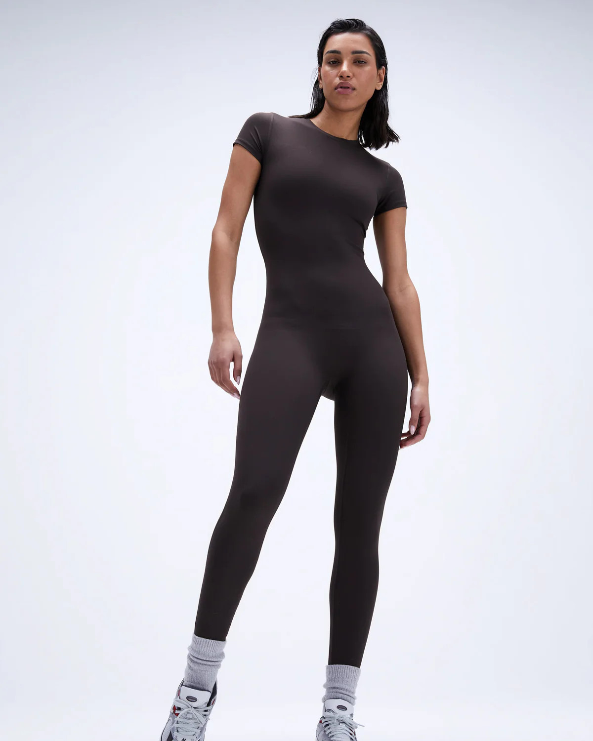 Ultimate Full Length Unitard - Coffee Bean | Adanola UK