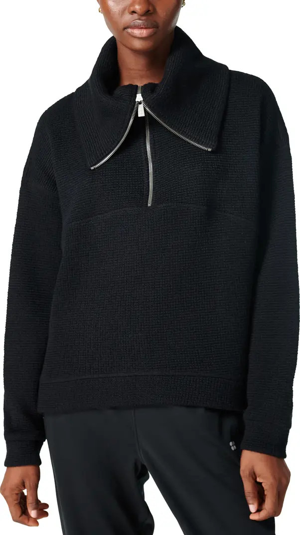 Restful Bouclé Half Zip Pullover | Nordstrom