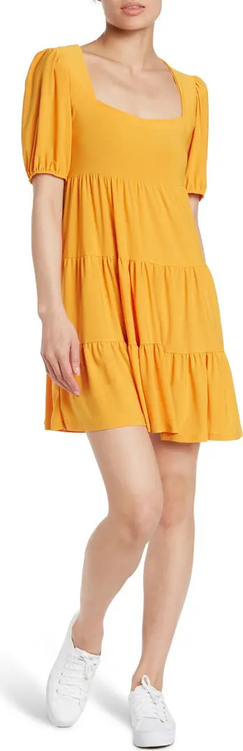 TASH + SOPHIE Square Neck Tiered Dress | Nordstrom Rack