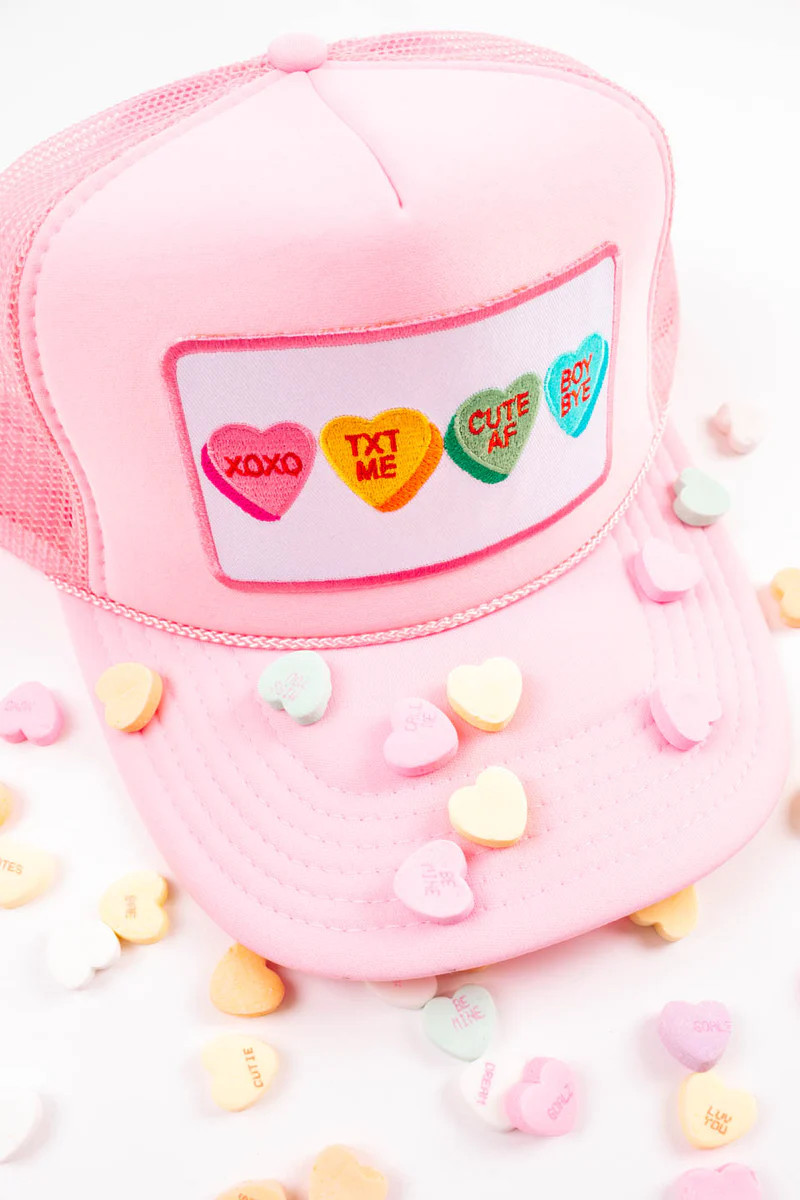 Sweet Heart Hat - Lt Pink | The Impeccable Pig