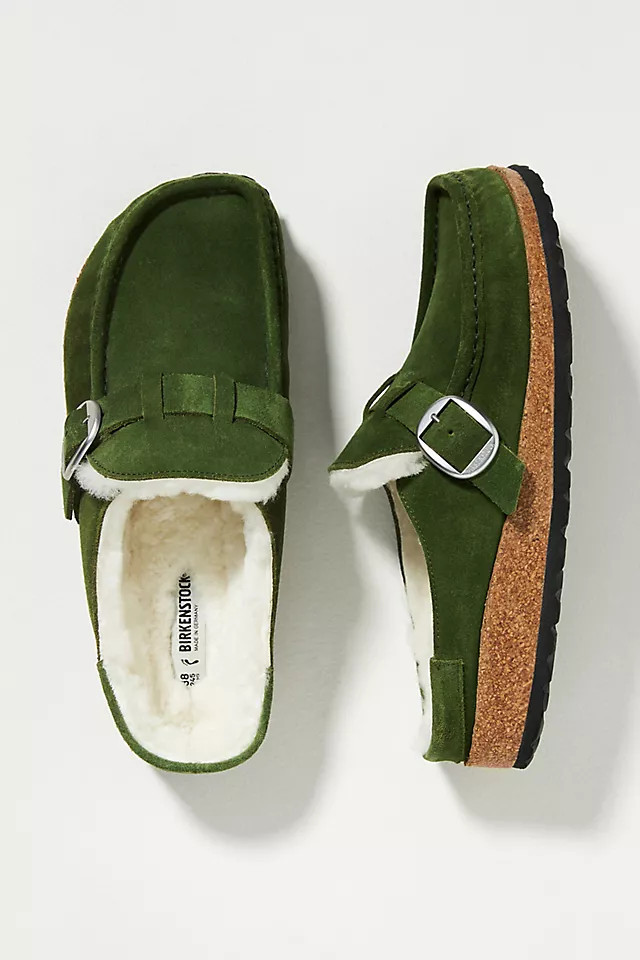 Birkenstock Buckley Shearling-Lined Clogs | Anthropologie (US)
