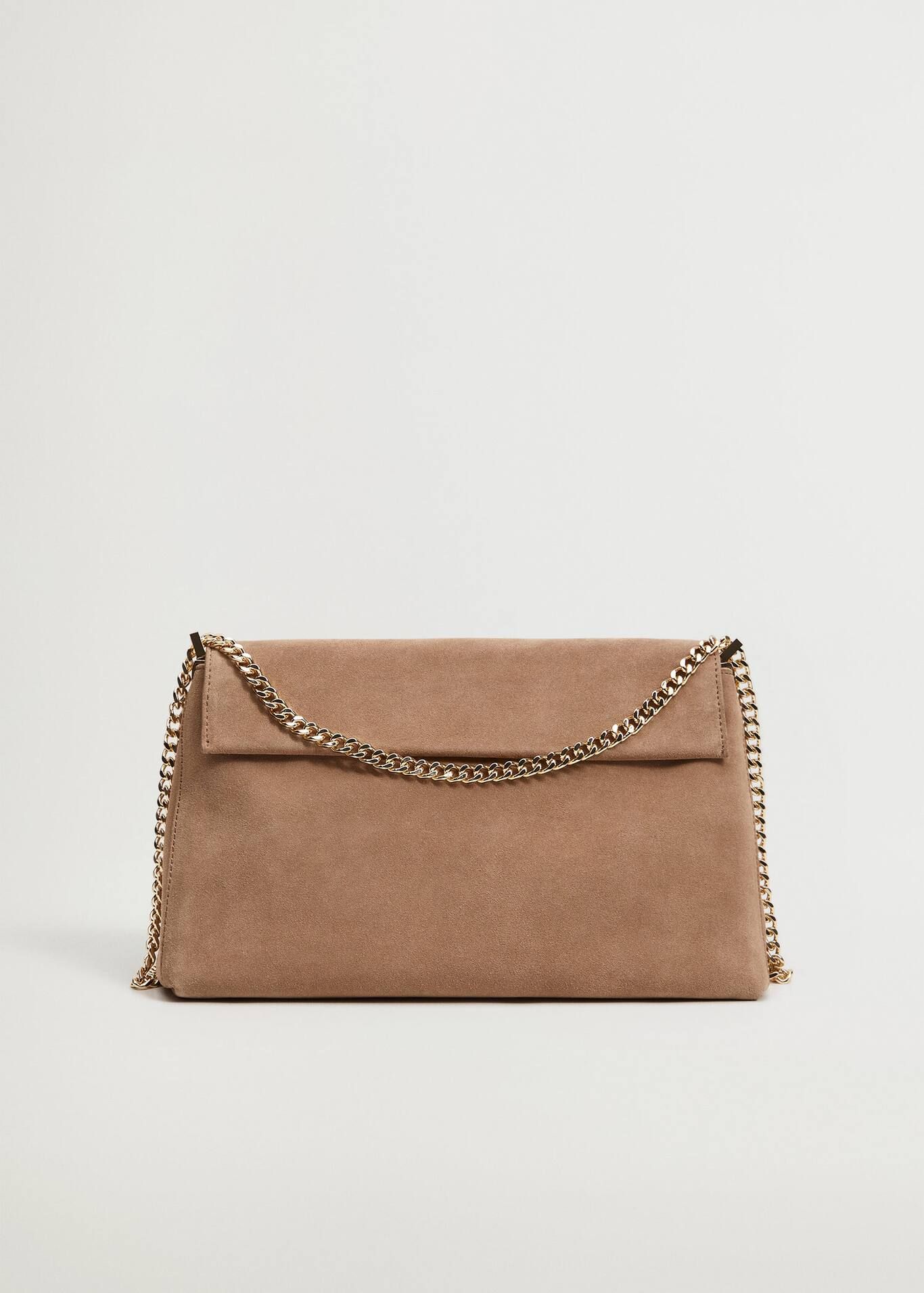 Chain leather bag | MANGO (US)