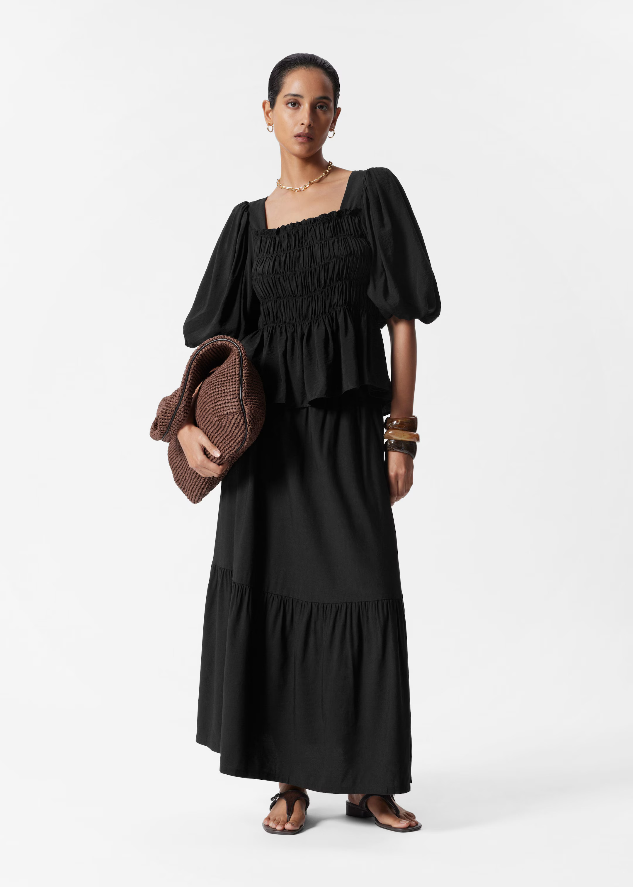 Tiered Midi Skirt | & Other Stories UK
