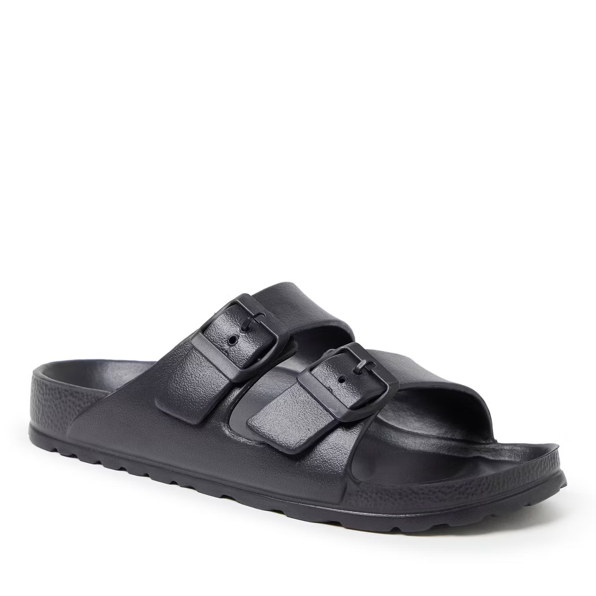 Dearfoams EcoCozy Women's Sustainable Double Buckle Sandal | Target