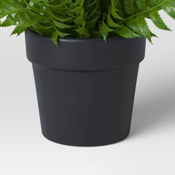 Faux Fern in Black Pot - Threshold™ | Target