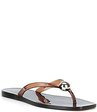 Loeffler Randall Jovie Jelly Thong Flip Flops -  6 | Dillard's
