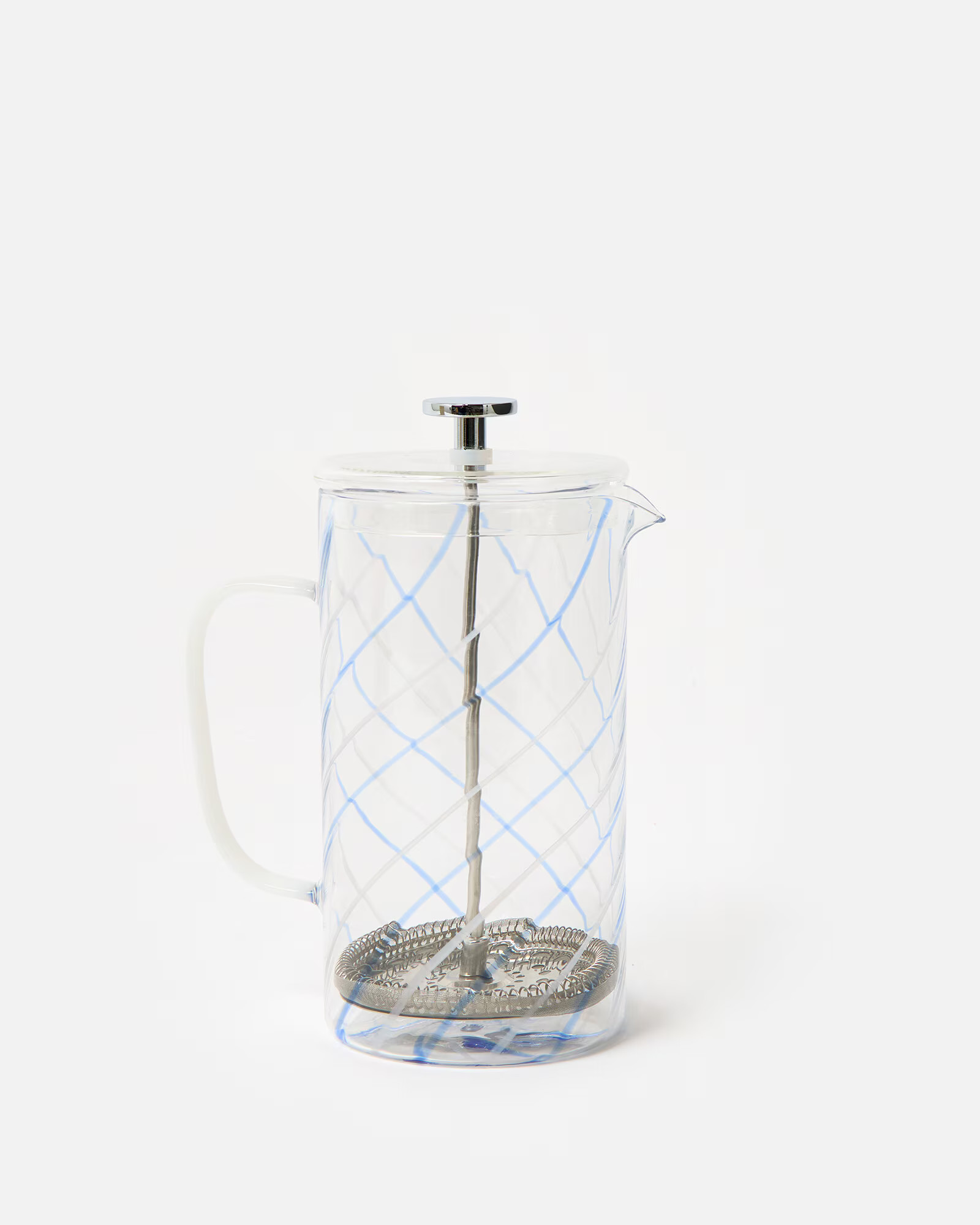 Swirl Glass Cafetiere | Oliver Bonas | Oliver Bonas (Global)