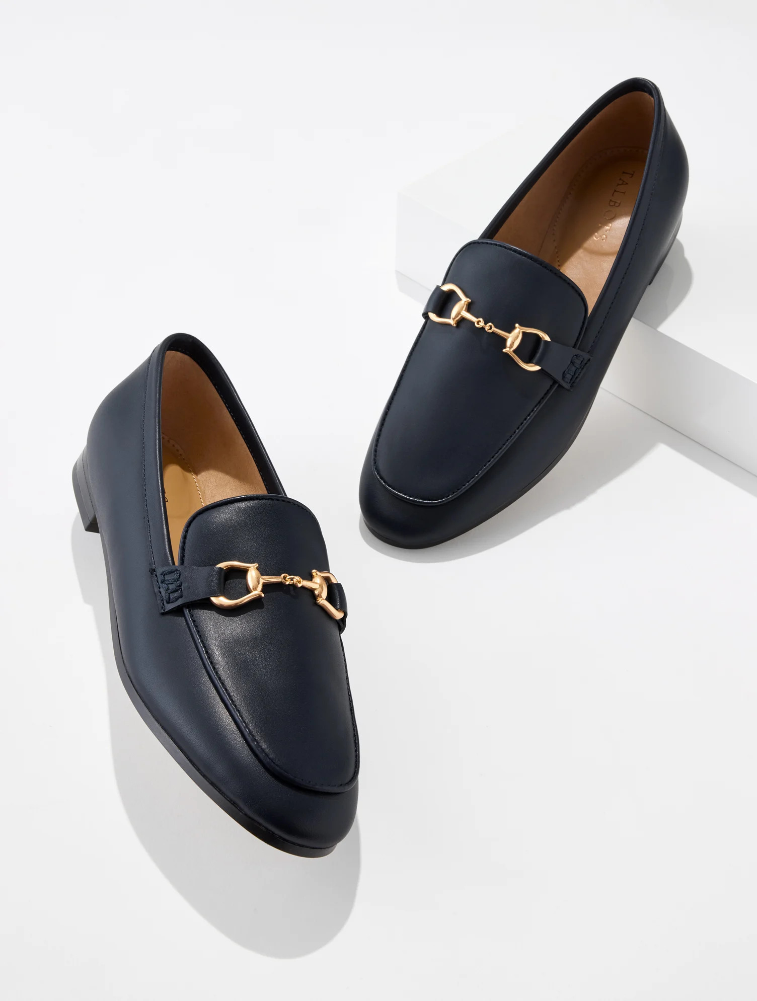 Katelyn Bit Nappa Loafers - Black - 10 1/2 M Talbots | Talbots