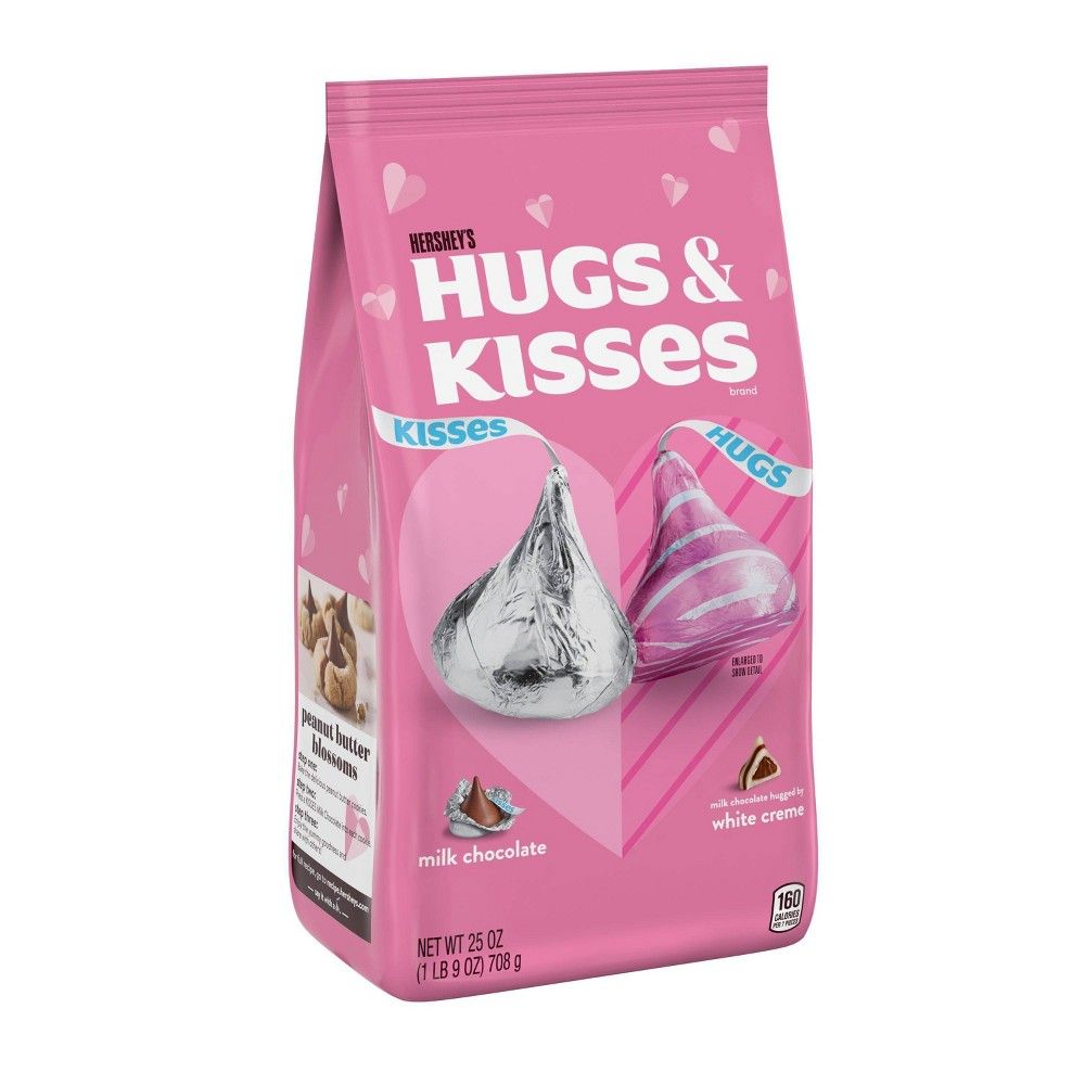 Hershey's Valentine's Hugs & Kisses Stand Up Bag - 25oz | Target