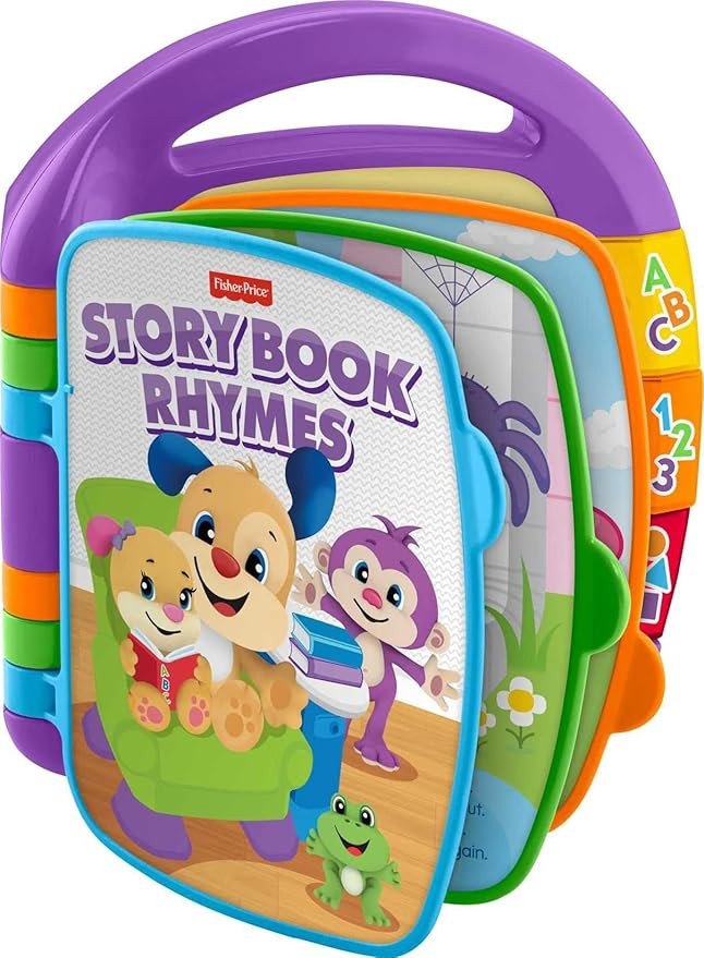Fisher-Price Laugh & Learn Storybook Rhymes, take-Along Musical Toy Book with Learning Content fo... | Amazon (US)