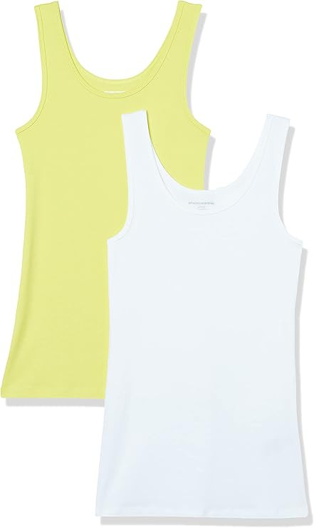 Amazon Essentials Women's Slim-Fit Tank, Pack of 2 | Amazon (US)