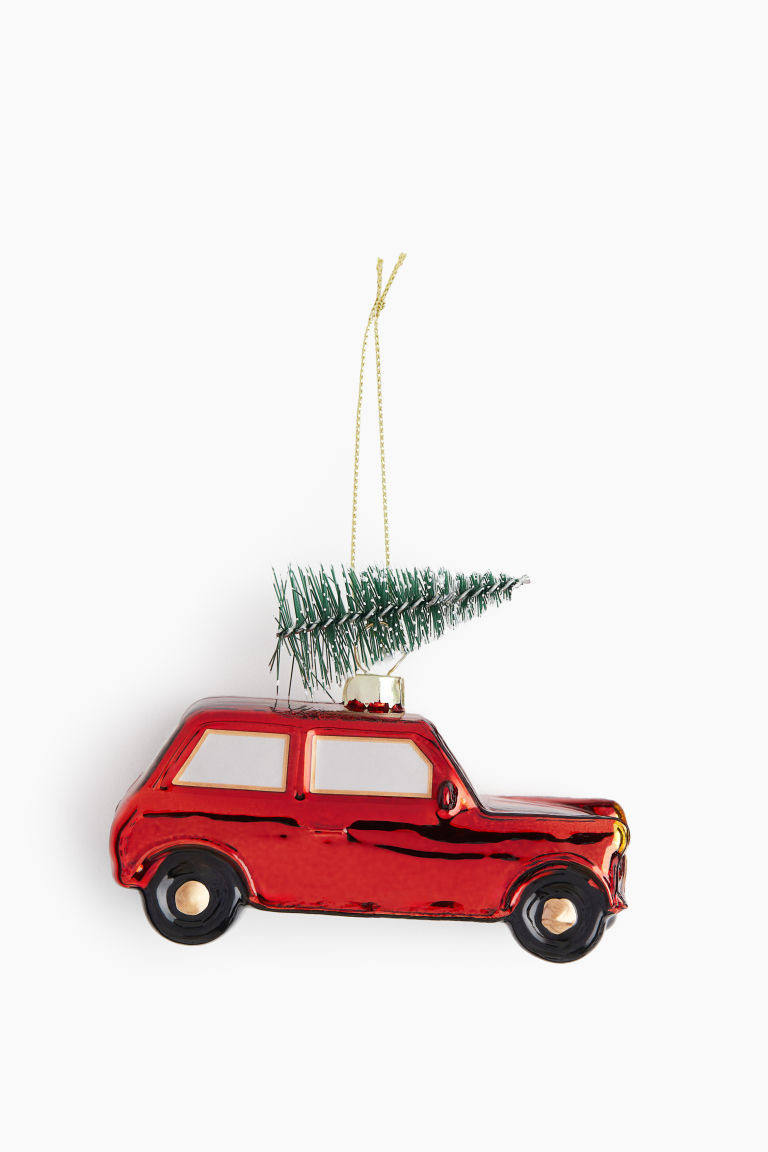 H & M - Large Glass Ornament - Red | H&M (US + CA)