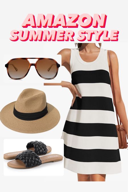 Simple and easy style for the summer months ahead. The perfect dress for any occasion. #amazon 

#LTKStyleTip #LTKFindsUnder100