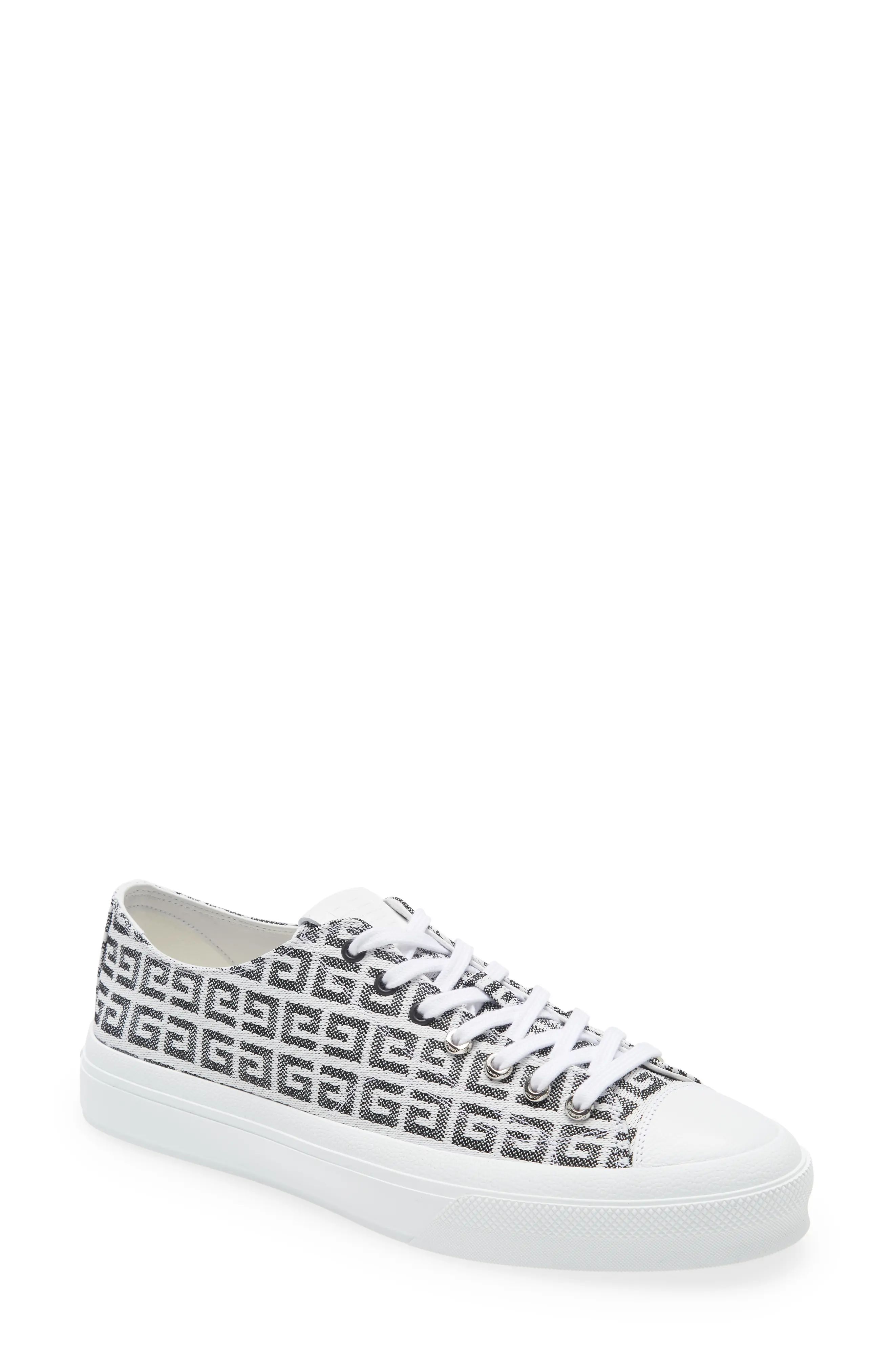 Givenchy City Low Top Sneaker in Black/white at Nordstrom, Size 10Us | Nordstrom