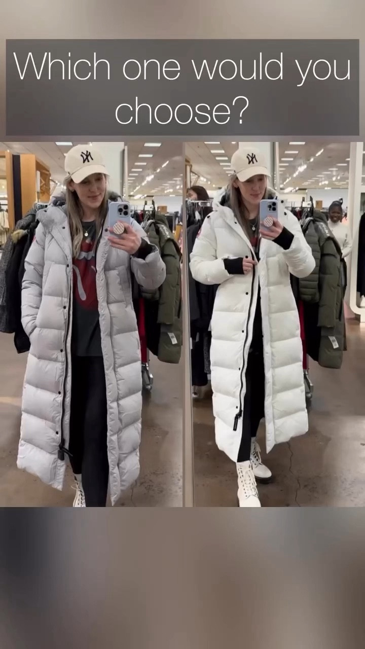 Tried these on last year! The style is the Allison Parka coat. The Canada Goose jacket I have I went with a size XS. There is plenty of room for light layers 

#LTKSeasonal #LTKVideo