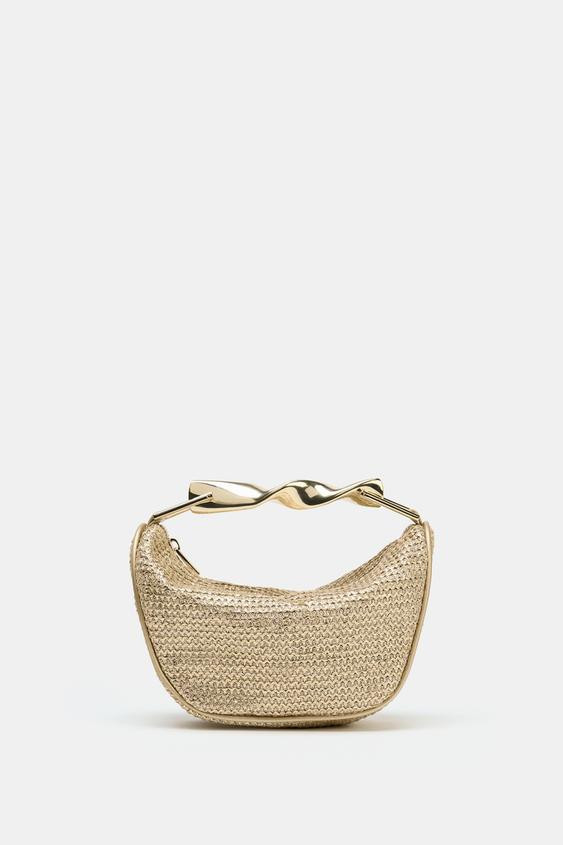 MINI BAG WITH METALLIC HANDLE | Zara US
