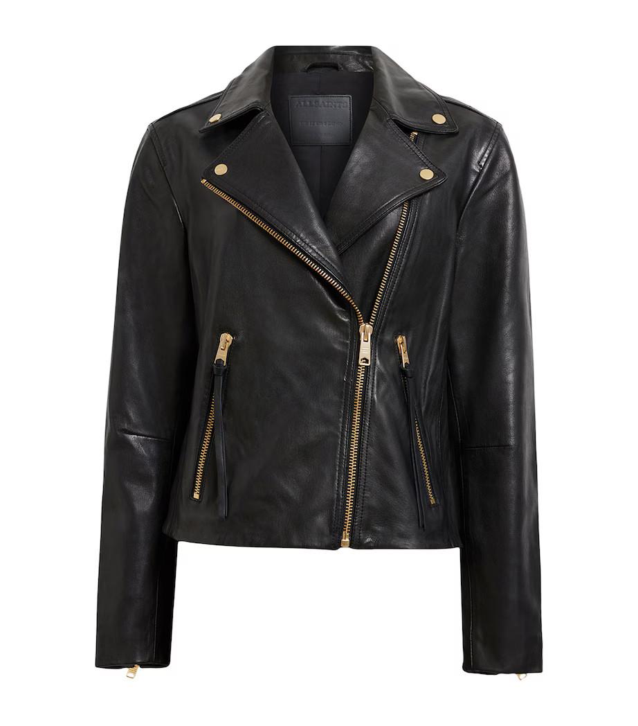 Leather Dalby Biker Jacket | Harrods